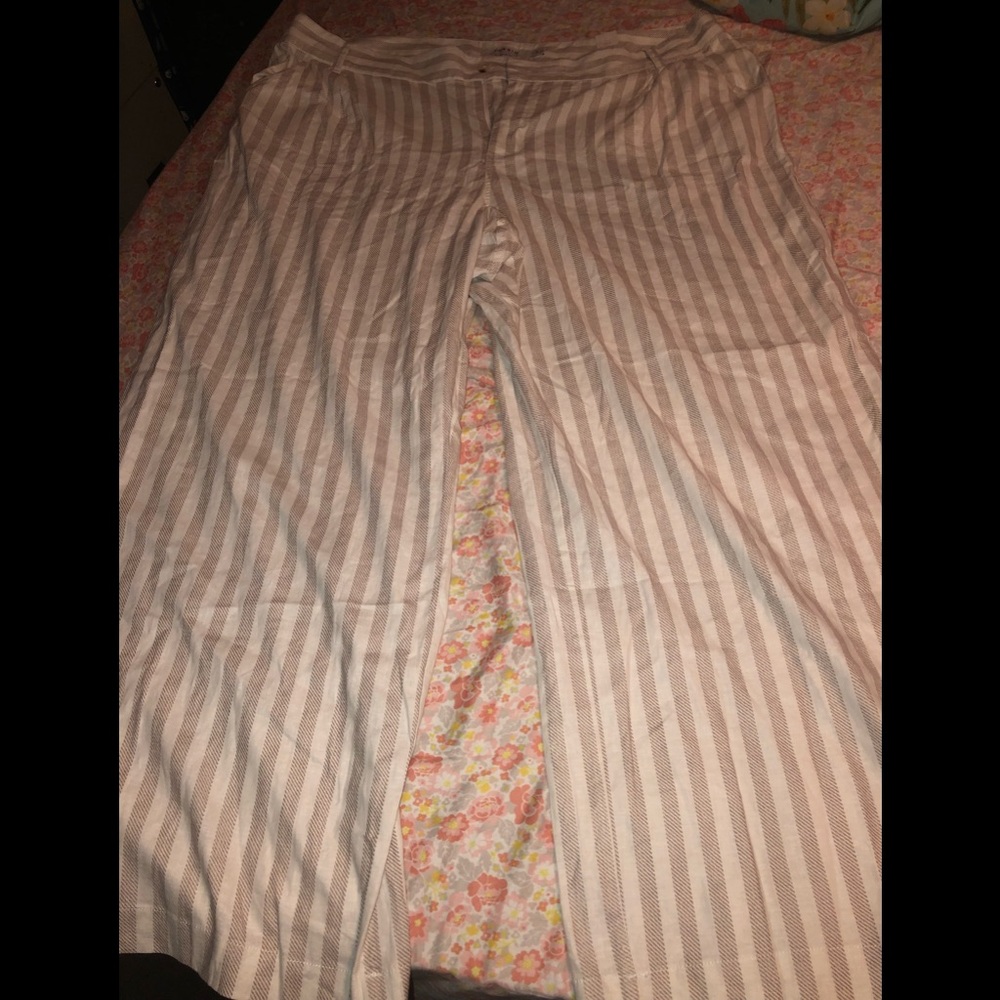 Stripped dress pants